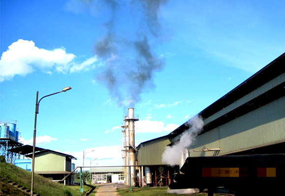 Usine de traitement d'huile de palme